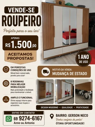 Ropeiro 6 portas