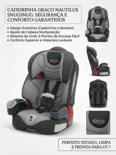 Cadeirinha Graco Nautilus 3 em 1 Original
