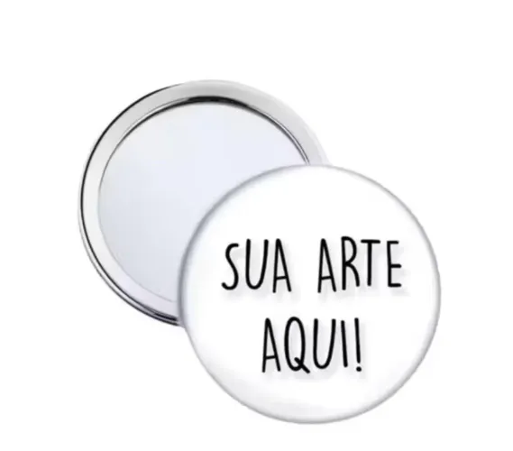 Espelho de bolso personalizado