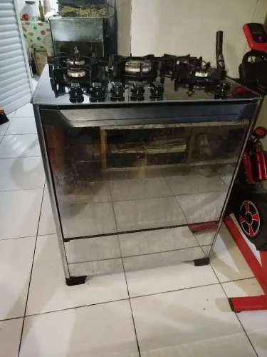 Fogão espelhado