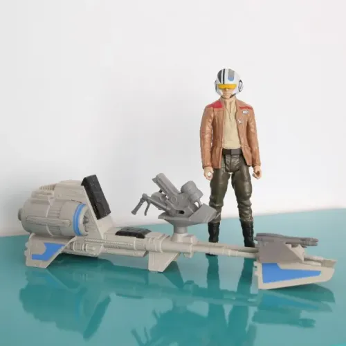 Boneco Star Wars + Speed Bike