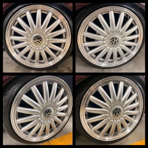 Rodas 17 bananinha 4x100 montadas com pneus