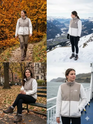 Jaqueta The North Face fleece tamanho médio (original) semi-nova