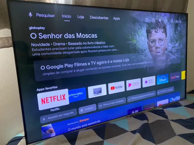 Smart tv Philco 55 4K a top