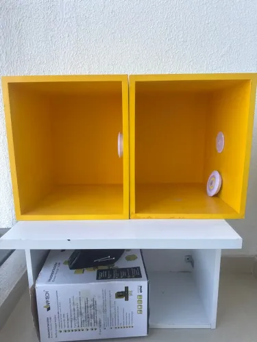 Suporte microondas, dois nichos e fragmentadora