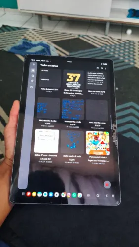Tablet Samsung Galaxy Tab S9 FE+ 128GB, 8GB de ram, tela 12.4