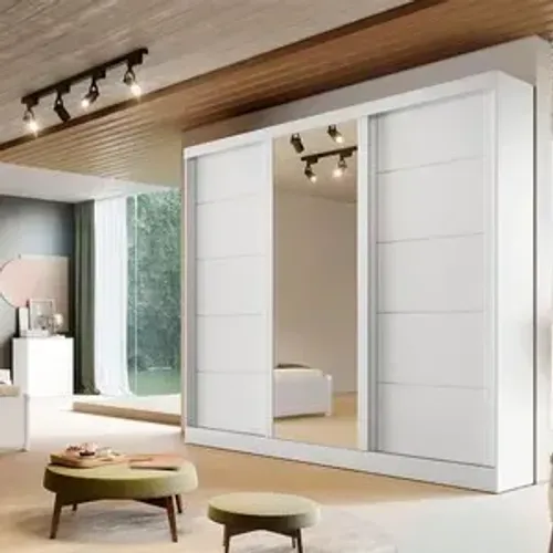 Guarda Roupa 3 Portas Capri 100% MDF Novo! Pronta Entrega!