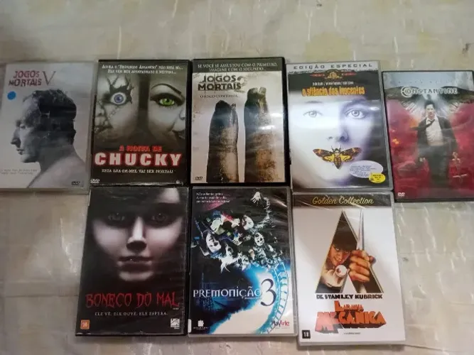  Conjunto filmes de terror e suspense