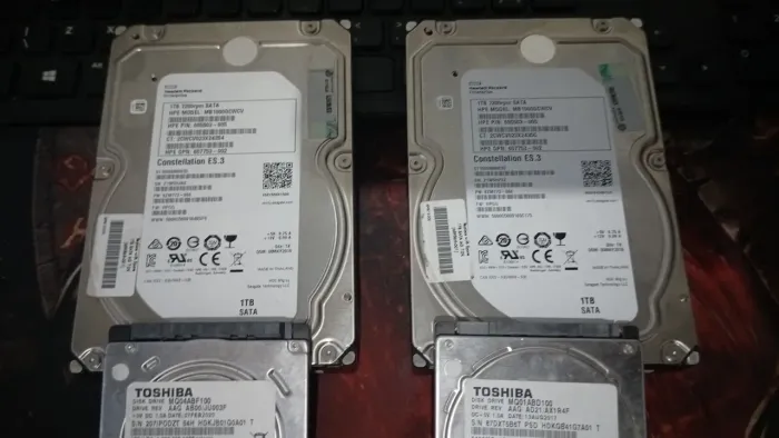 Lote 4 hd's 1 tb