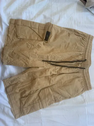Bermuda Cargo Masculina Bege ? Ótimo Estado