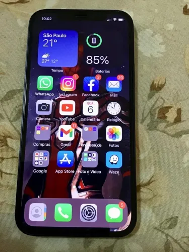 IPHONE 12 BLUE caixa e nota fiscal