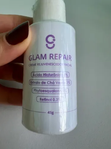 Creme rejuvenescedor facial glam