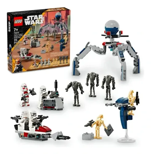 Lego 75372 Star Wars Combate Clone Trooper E Battle 215 peças