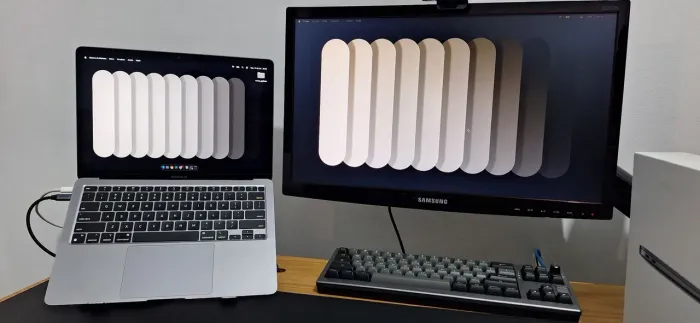 MacBook Air M1 2020 + Magic Mouse