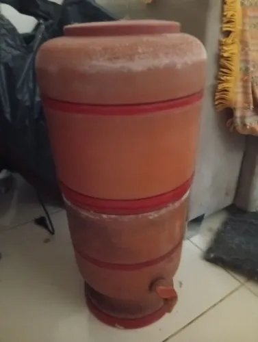 Filtro de barro com duas velas 8 litros.