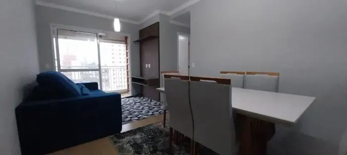 Apartamento mobiliado para alugar/59m²/com 2 quartos/ sala grande/ 1 vaga de garagem no Ba