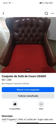 Sofá de Couro