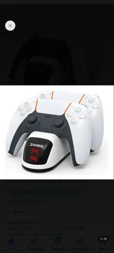 Carregador de controle do PS5