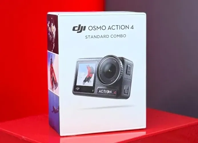 DJI Camera Osmo Action 4 - Standard Combo - Produto Novo, Lacrado com Garantia