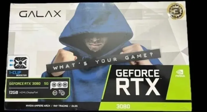 GALAX RTX 3080 SG 12GB GDDR6X 4 FANS ZERADA + GARANTIA ! IGUAL 4070 s !!