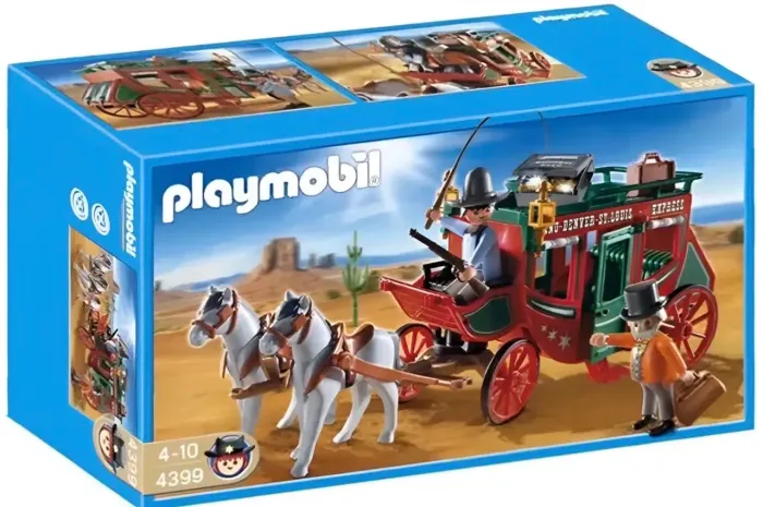 Playmobil 4399- Diligência Reno Velho Oeste com caixa (usado)