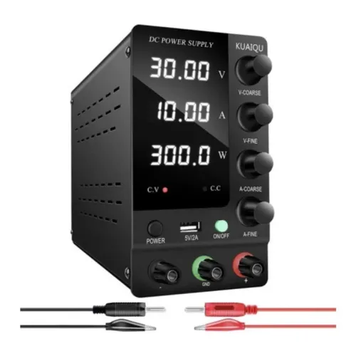 Fonte De Alimentação de Bancada Digital Kuaiqu 30V 10A 300W -