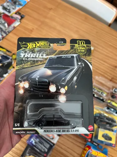 Hot Wheels Premium Car Culture Thrill Climbers Mercedes Benz 300 Sel