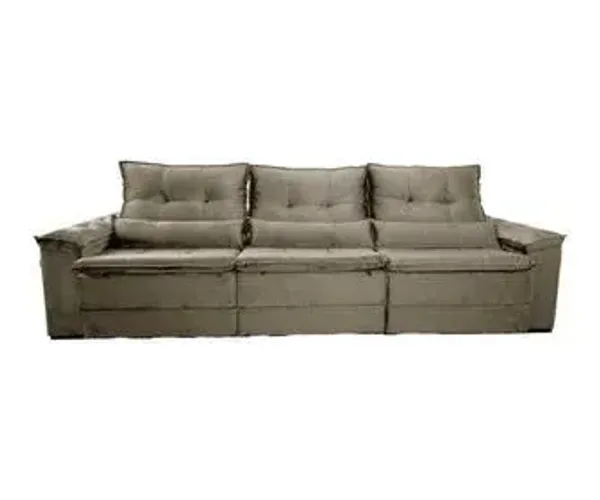 Sofá Retrátil Reclinável C/ Pillow 3,05m - Entregamos!