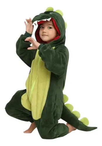FANTASIA PIJAMA DINOSSAURO 3 a 5 anos