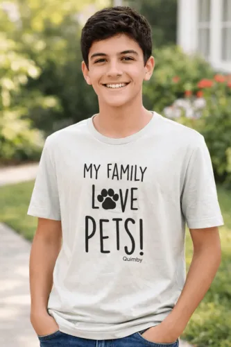 camiseta familia de pets nova m