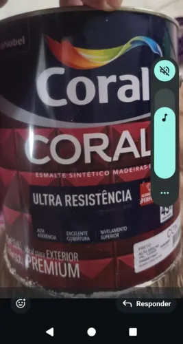 Tinta preto brilhante galão 3.6 mais 10 lixas tudo 69