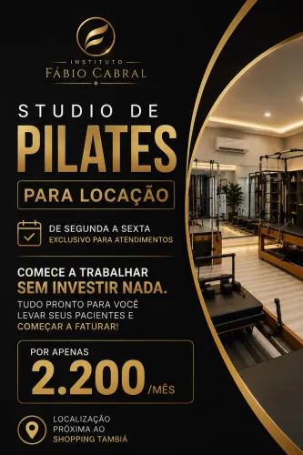 ALUGO STUDIO DE PILATES PRONTO