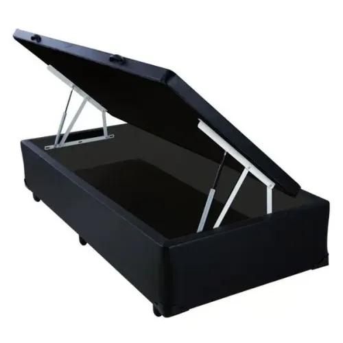 Base Solteiro Bau 40x188x88, frete gratis pague na entrega