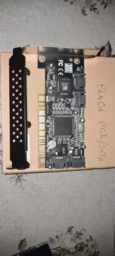 Placa PCI/SATA para expansão de Armazenamento do pc