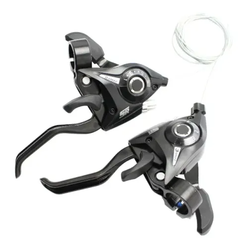 Alavanca Cambio Bicicleta SunRun VFire 3x8 c/cabo c/Maçaneta 10279