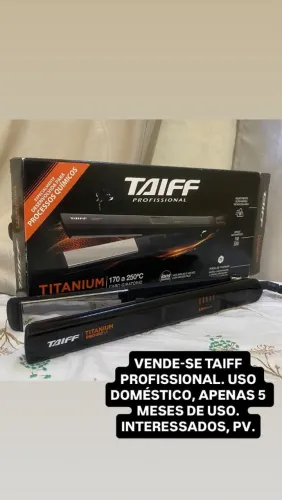 Chapinha taiff, profissional apenas 05 meses de uso super comservada