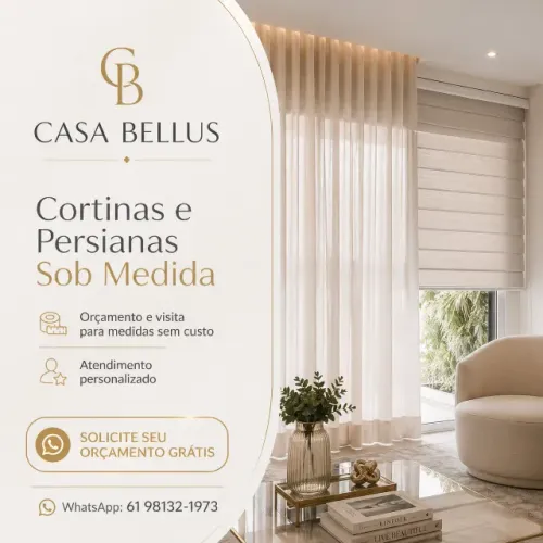 Cortinas e Persianas Sob Medida no DF | Orçamento Grátis
