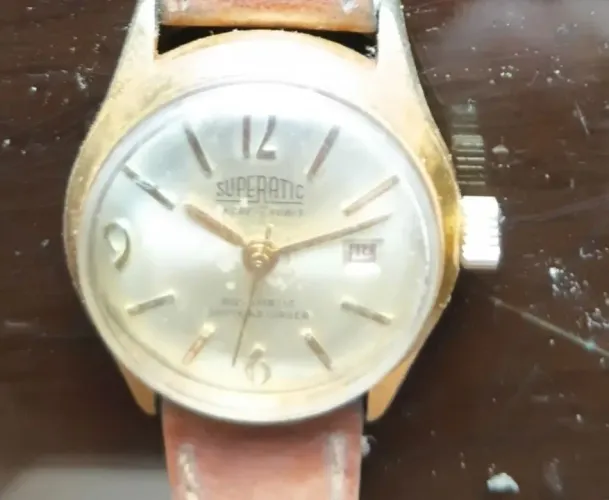 Superatic Ancre 17 Rubis vintage (por volta de 1958), de corda