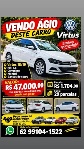 Volkswagen Virtus 1.6 MSI Flex 16V 5P Mec. 2019