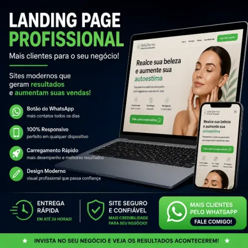 Landing Page Profissional para Captar Clientes no WhatsApp
