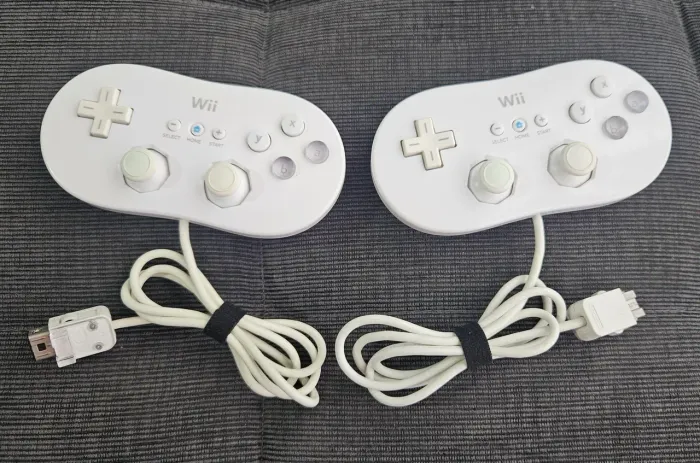 Controles Nintendo Wii Classic Originais Brancos