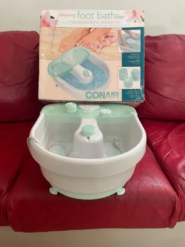 CONAIR FOOT BATH - SPA MASSAGEADOR PARA OS PÉS COM BORBULHAS E CALOR.