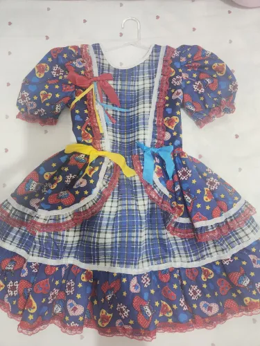 Vestido festa junina infantil