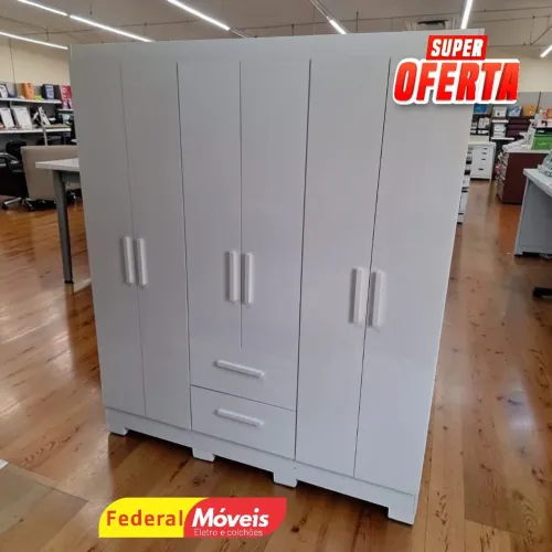 Guarda Roupa Campeão de Vendas 6 Portas - Entregamos