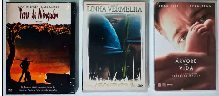 DVD Terrence Malick Terra de Ninguém + Além da Linha Vermelha + Árvore da Vida (3 filmes)