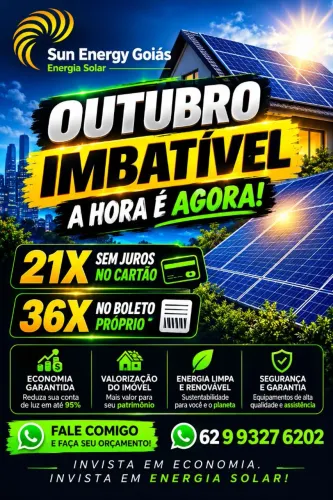 Energia Solar em 21x sem juros!