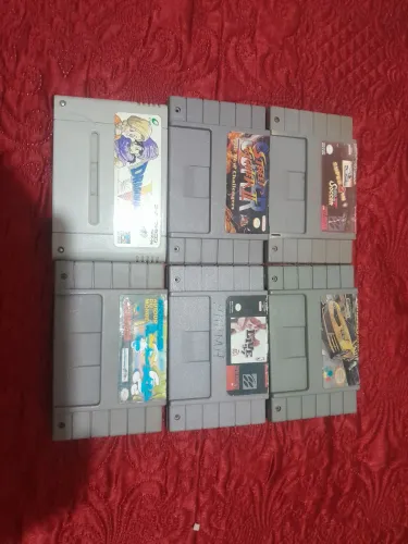 Lote de jogos do Super Nintendo