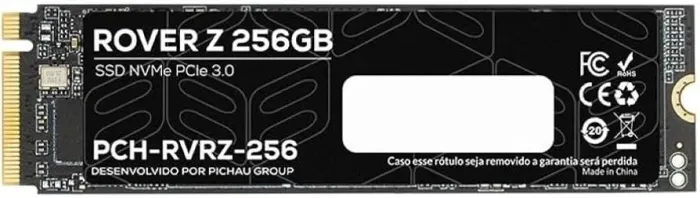 SSD Pichau Rover Z 256 GB | NVMe PCIe 3.0 x4 | Leitura 2900 MB/s | Gravação 1200 MB/s
