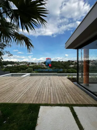 Casa à venda no condomínio Pedra Alta em Campinas, com 5 suítes e uma incrível vista para