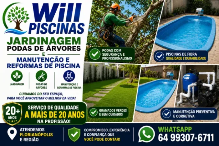 JARDINAGEM E PISCINA